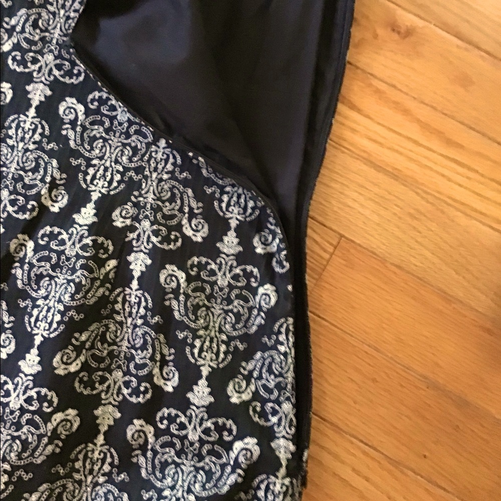 NEVER WORN LOFT COTTON SLEEVELESS LINED ALINE VNECK LIGHTWEIGHT BOHEMIAN DRESS 6 - Picture 8 of 11